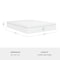 Martha Stewart SleepComplete 12 Inch Queen Medium Firm Triple-Action Cooling Gel Memory Foam Mattress CL-MODD1-12Q-MS - alternate 18